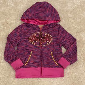 DC Comics | Shirts u0026 Tops | Dc Comics Batman Batgirl Hoodie Sweatshirt  Purple And Pink Sequins Girls Size 4t | Poshmark